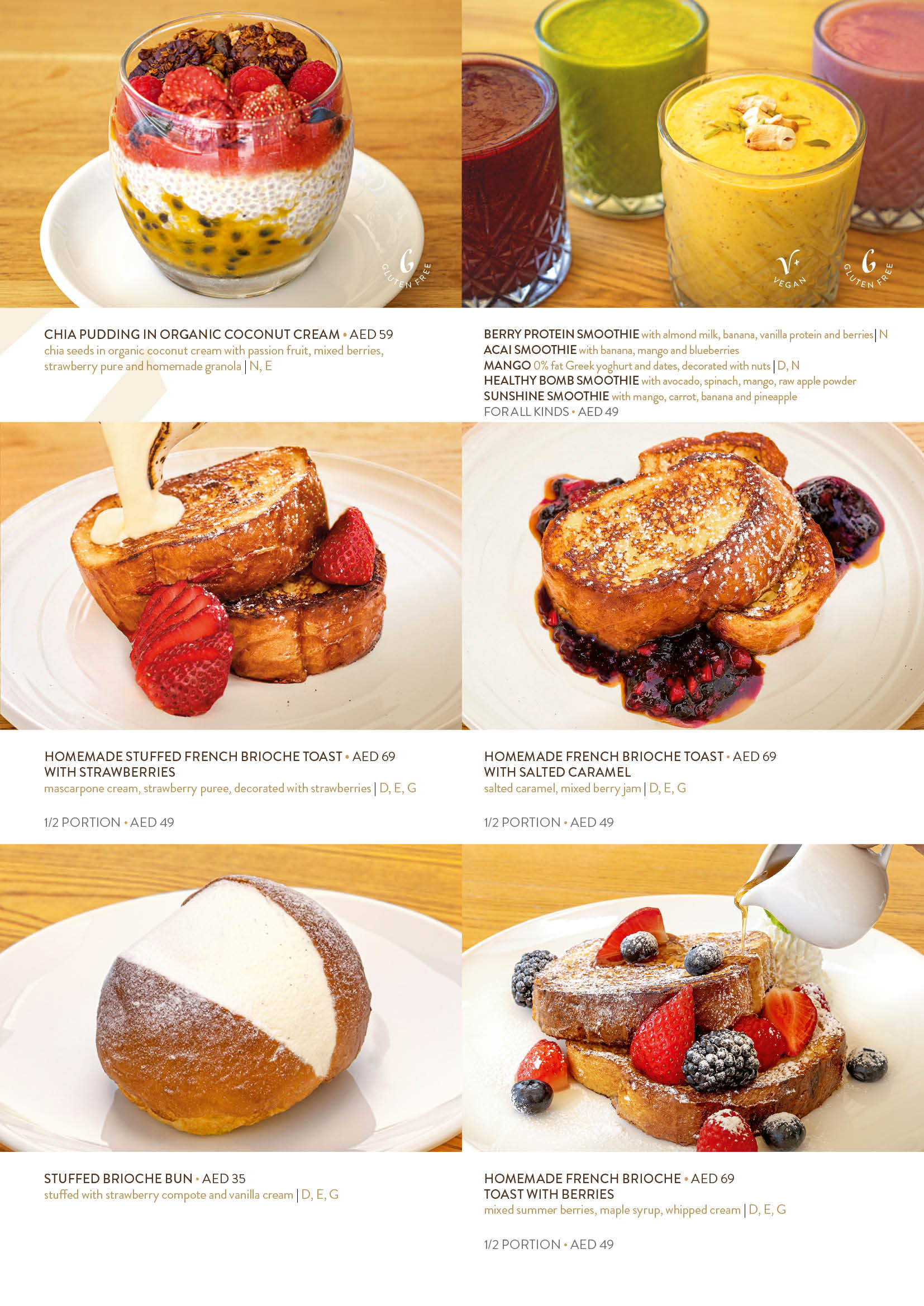 Bluewaters menu strana 2