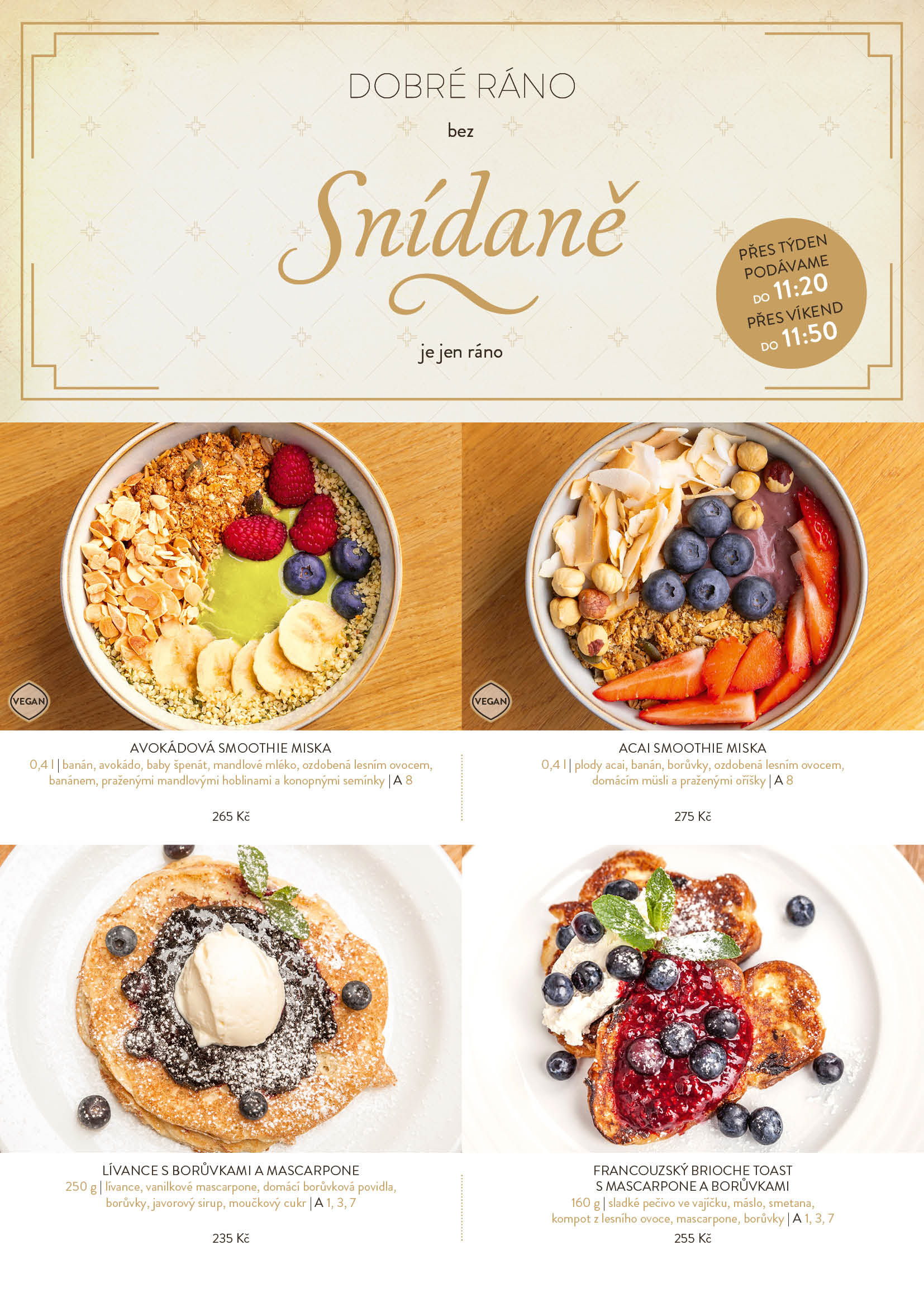 Maltézske námestie menu strana 1